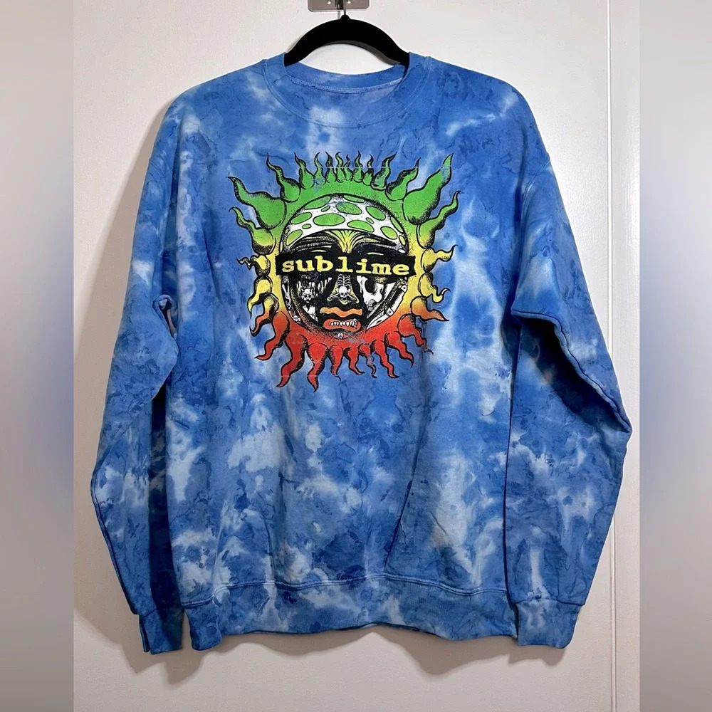 NWOT Sublime Tie Dye Crewneck Pullover Sweatshirt Size Medium